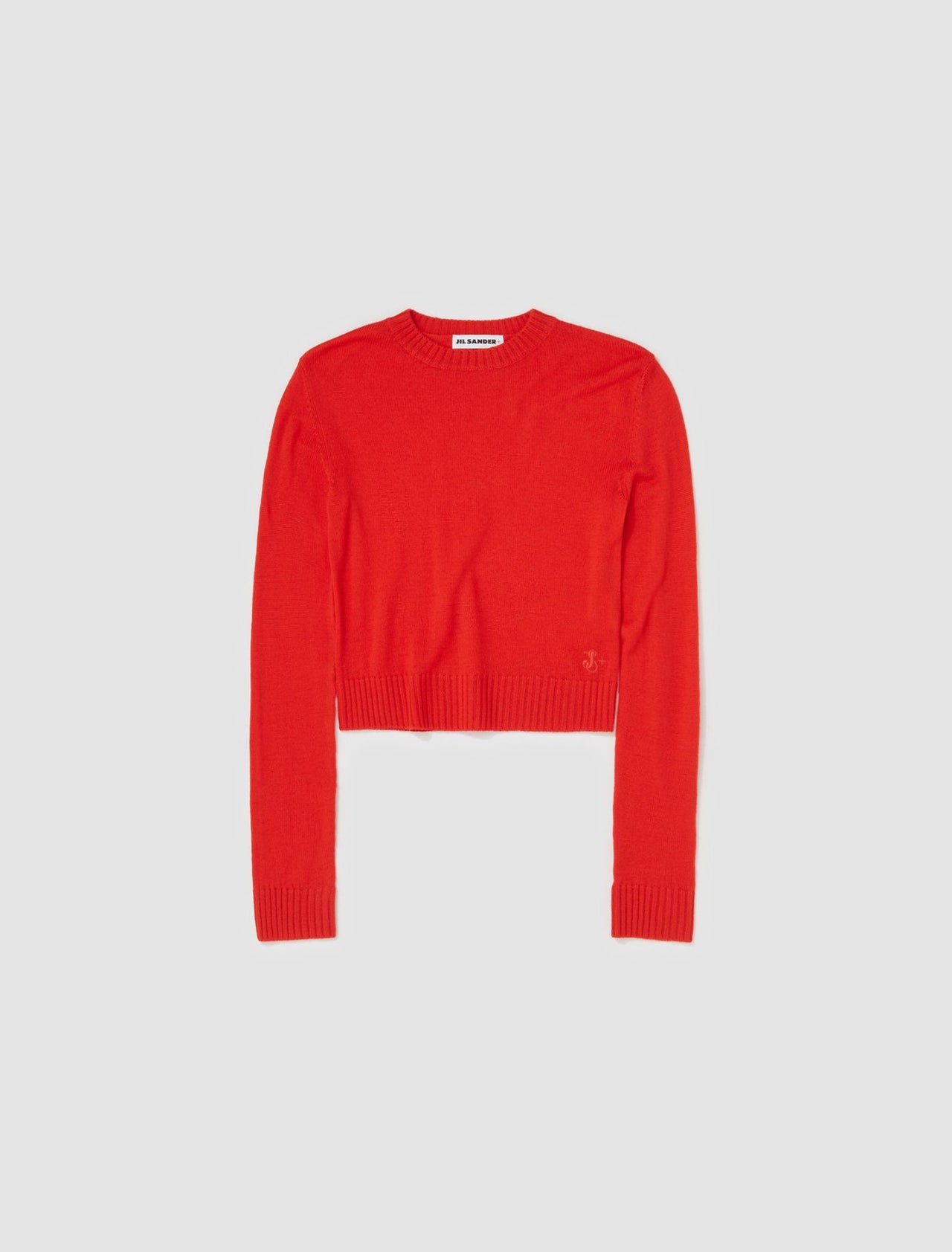 Wool Sweater in Bright Red