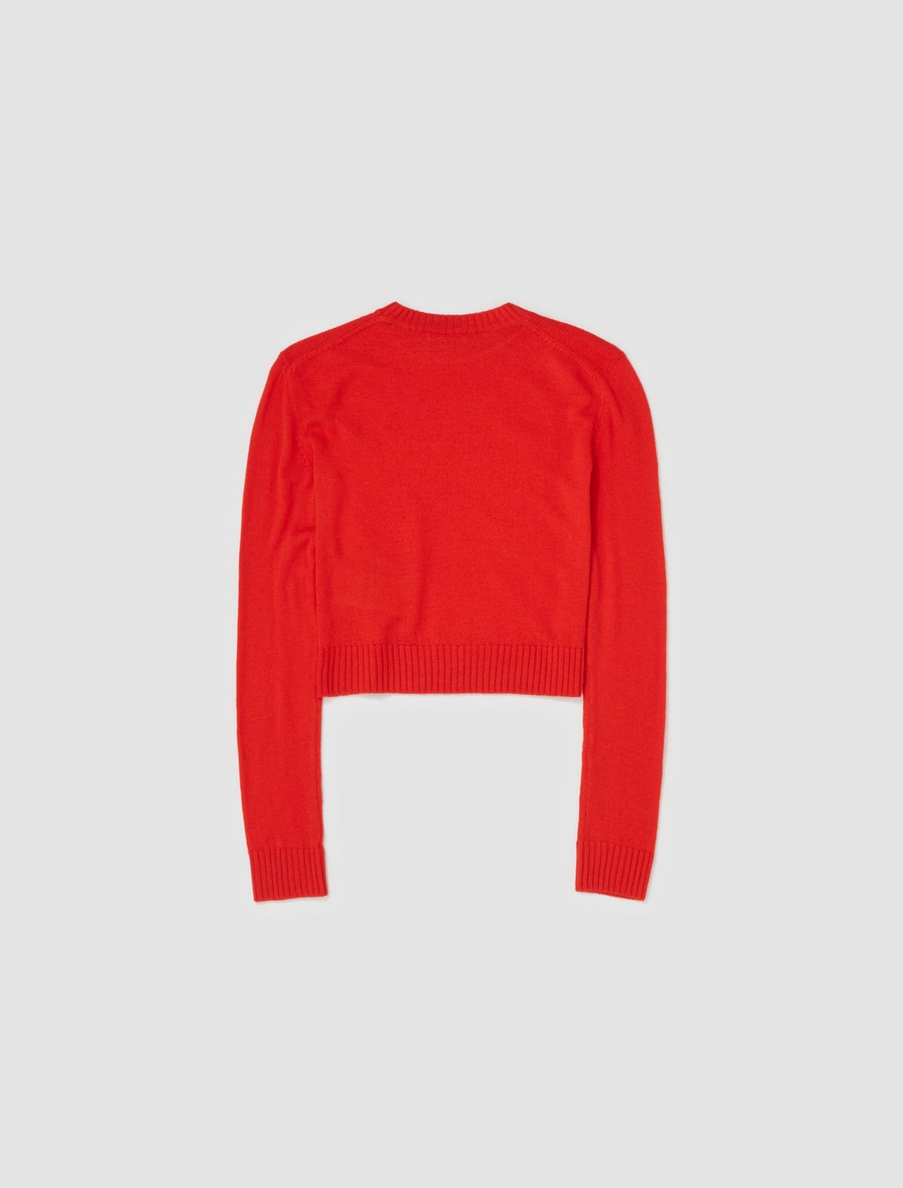 Wool Sweater in Bright Red