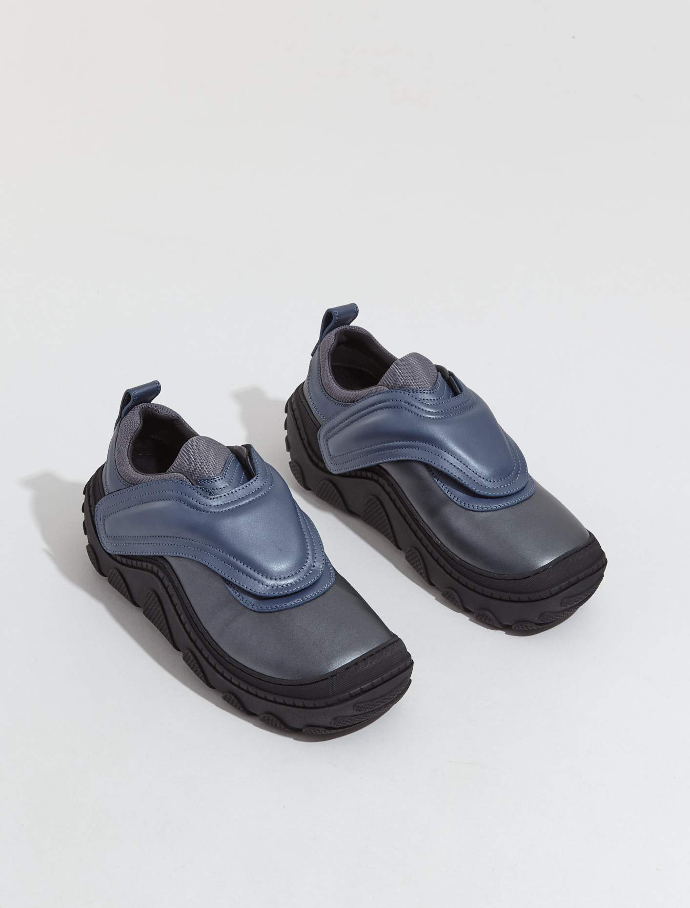 Tonkin Strap Shoe in Slate Grey