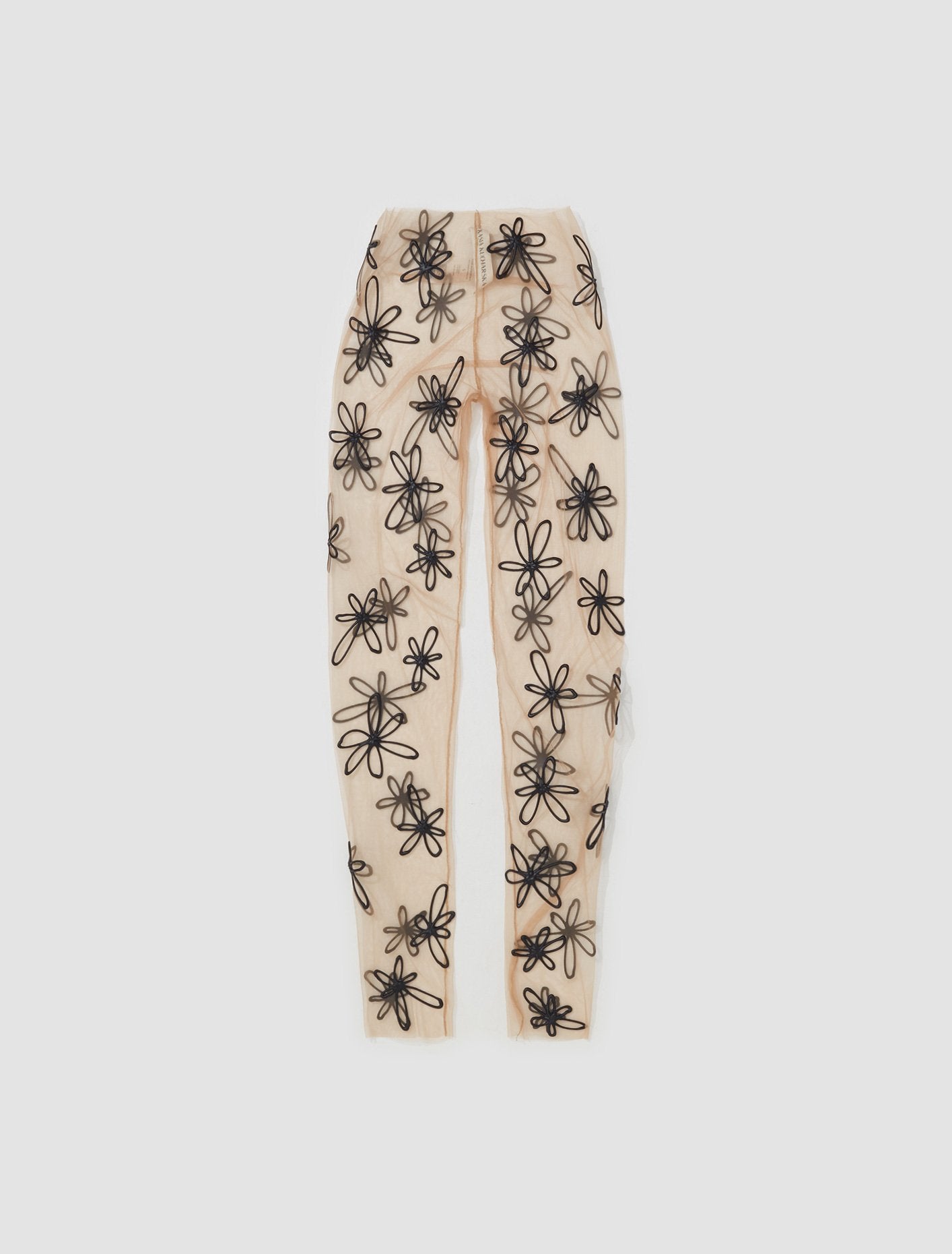 Placement Print Leggings in Black