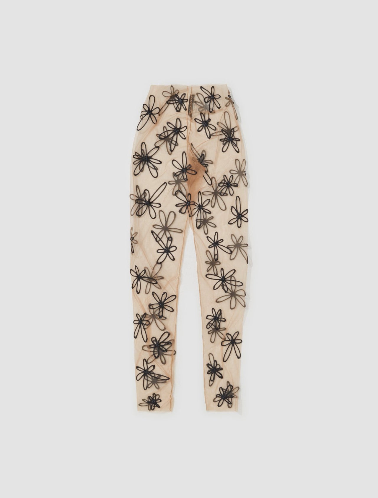 Placement Print Leggings in Black