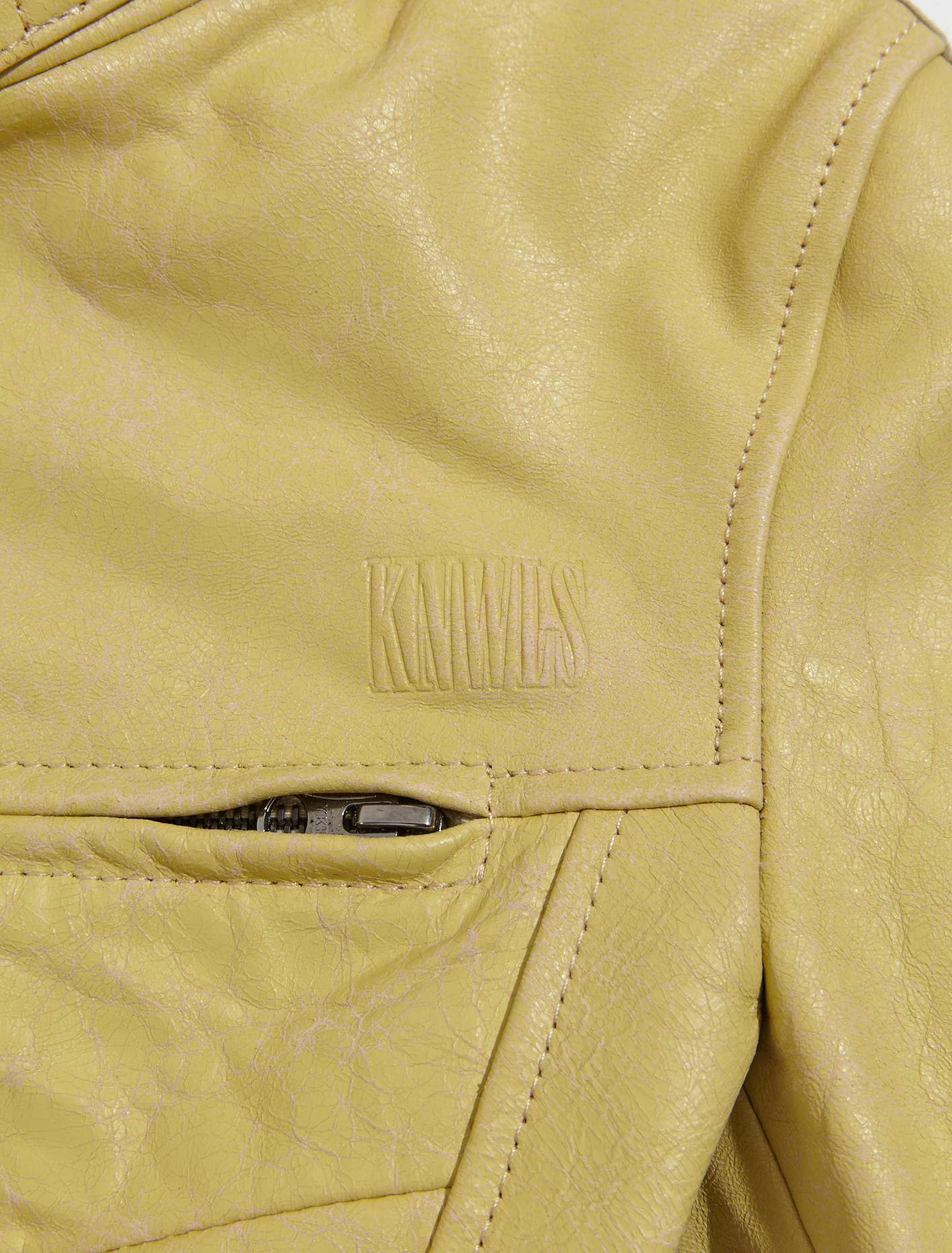 Claw Jacket in Distressed Yellow