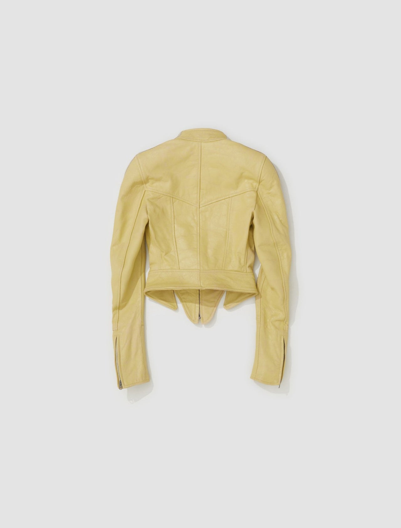 Claw Jacket in Distressed Yellow