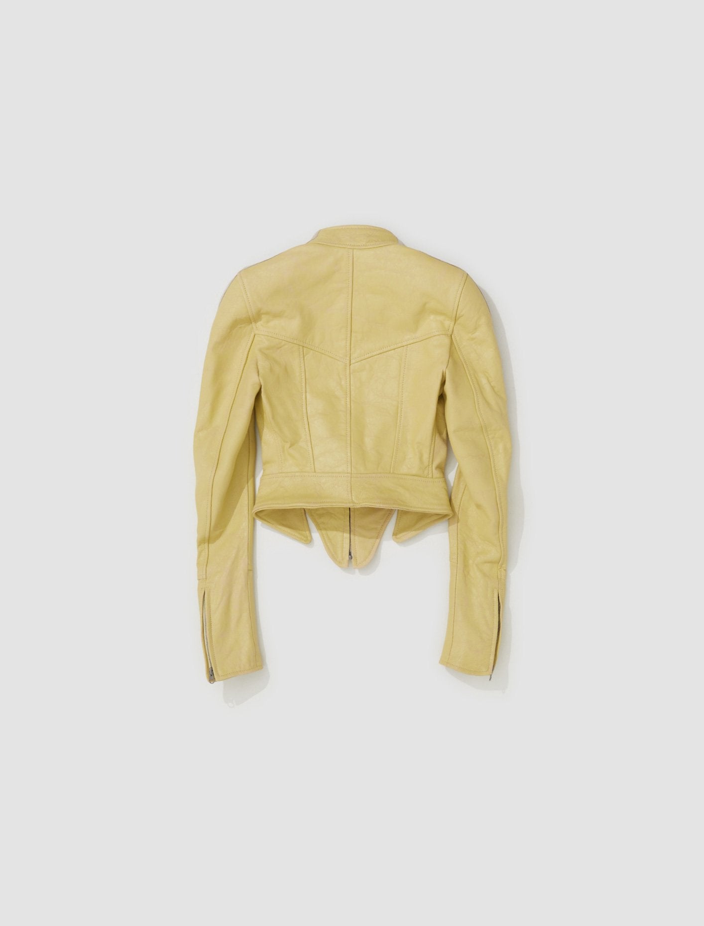 Claw Jacket in Distressed Yellow