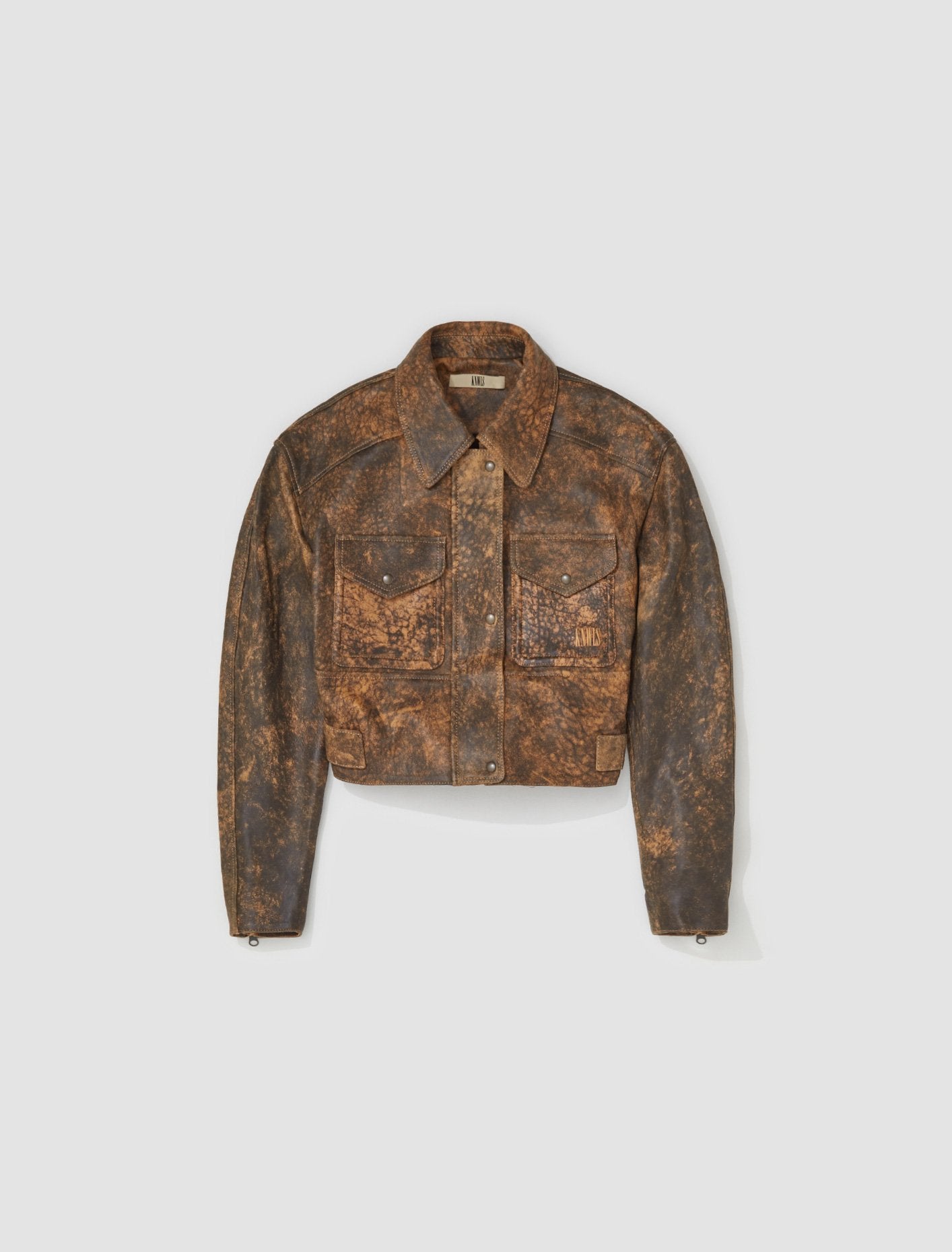 Hellz Jacket in Distressed Brown