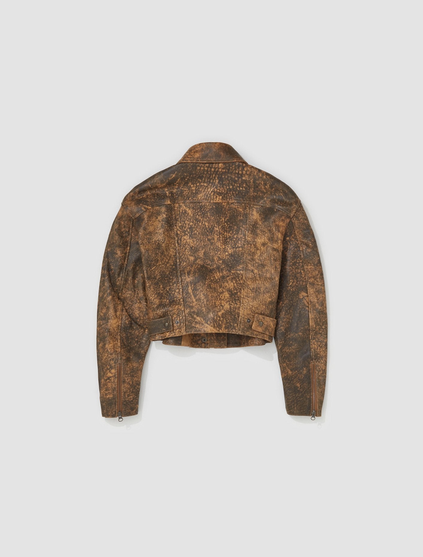 Hellz Jacket in Distressed Brown