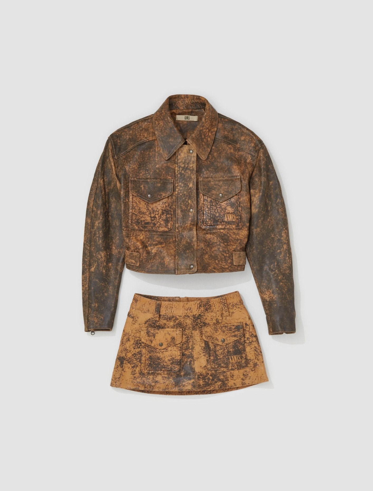 Hellz Jacket in Distressed Brown