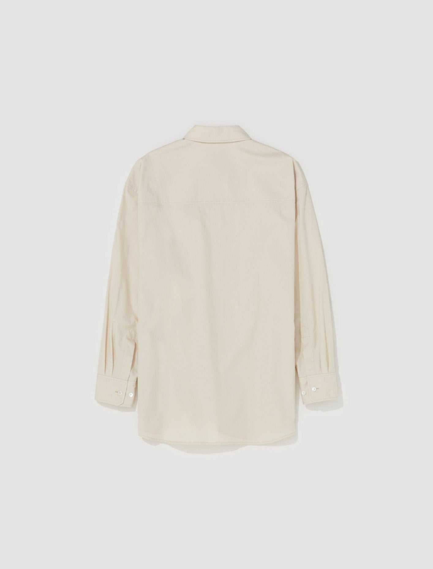 Long Shirt in Light Cream