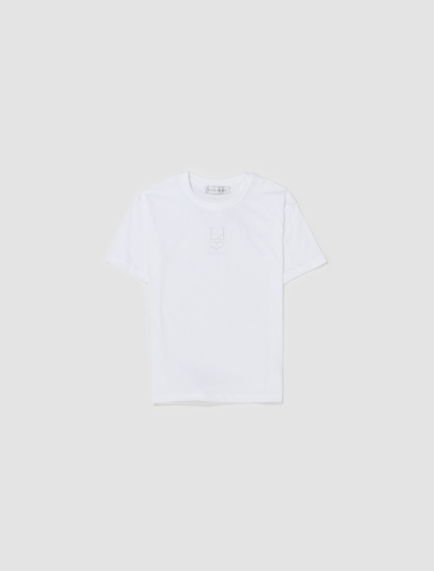 Crystal Logo T-Shirt in White