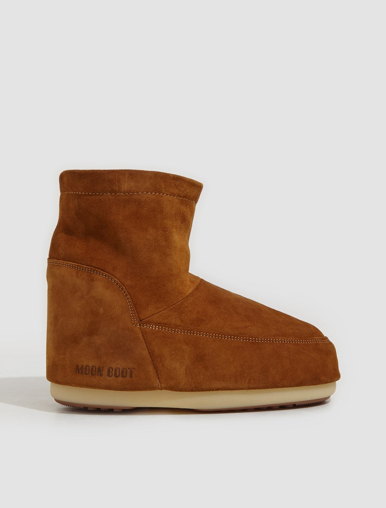 Moon Boot Icon Low Nolace Suede in Cognac