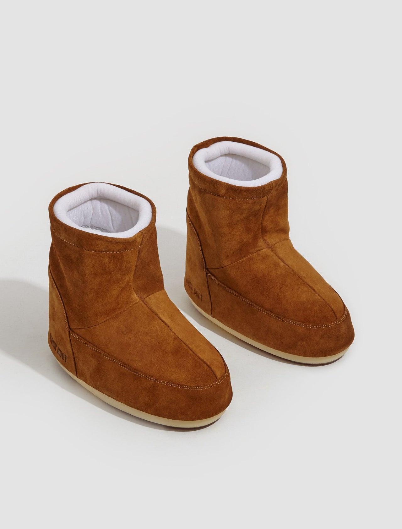 Moon Boot Icon Low Nolace Suede in Cognac