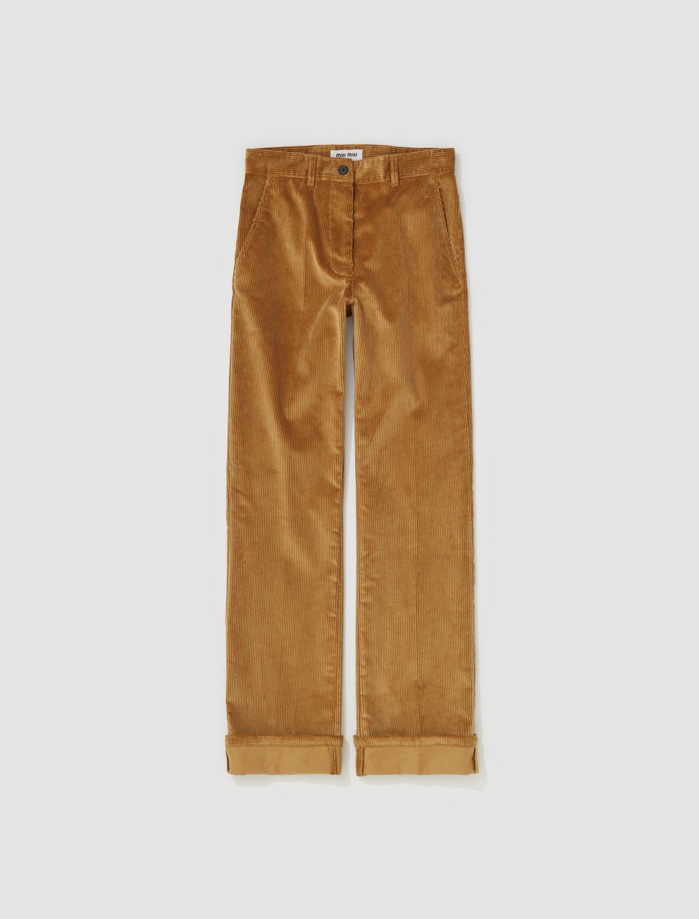 Corduroy Trousers in Ochre