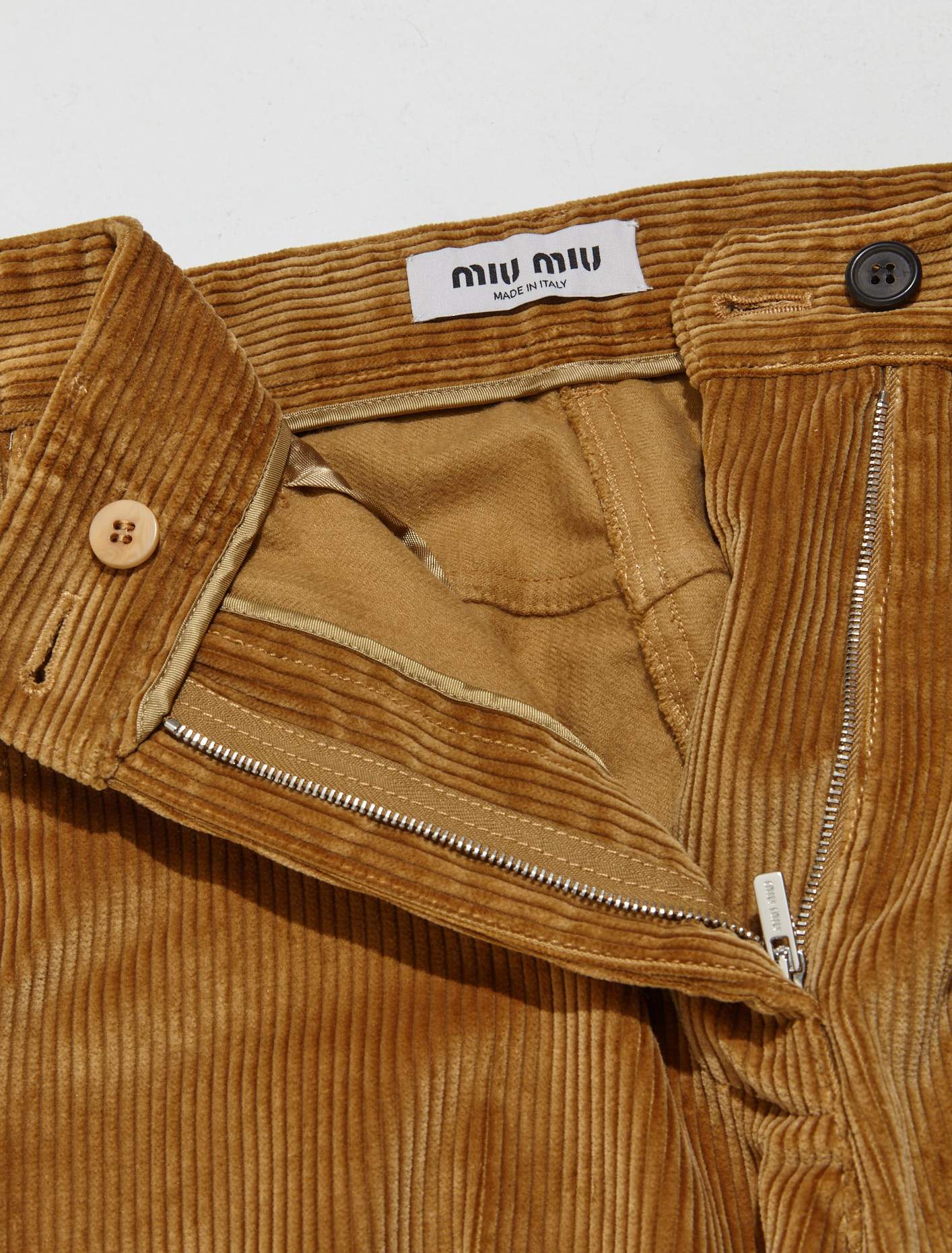 Corduroy Trousers in Ochre