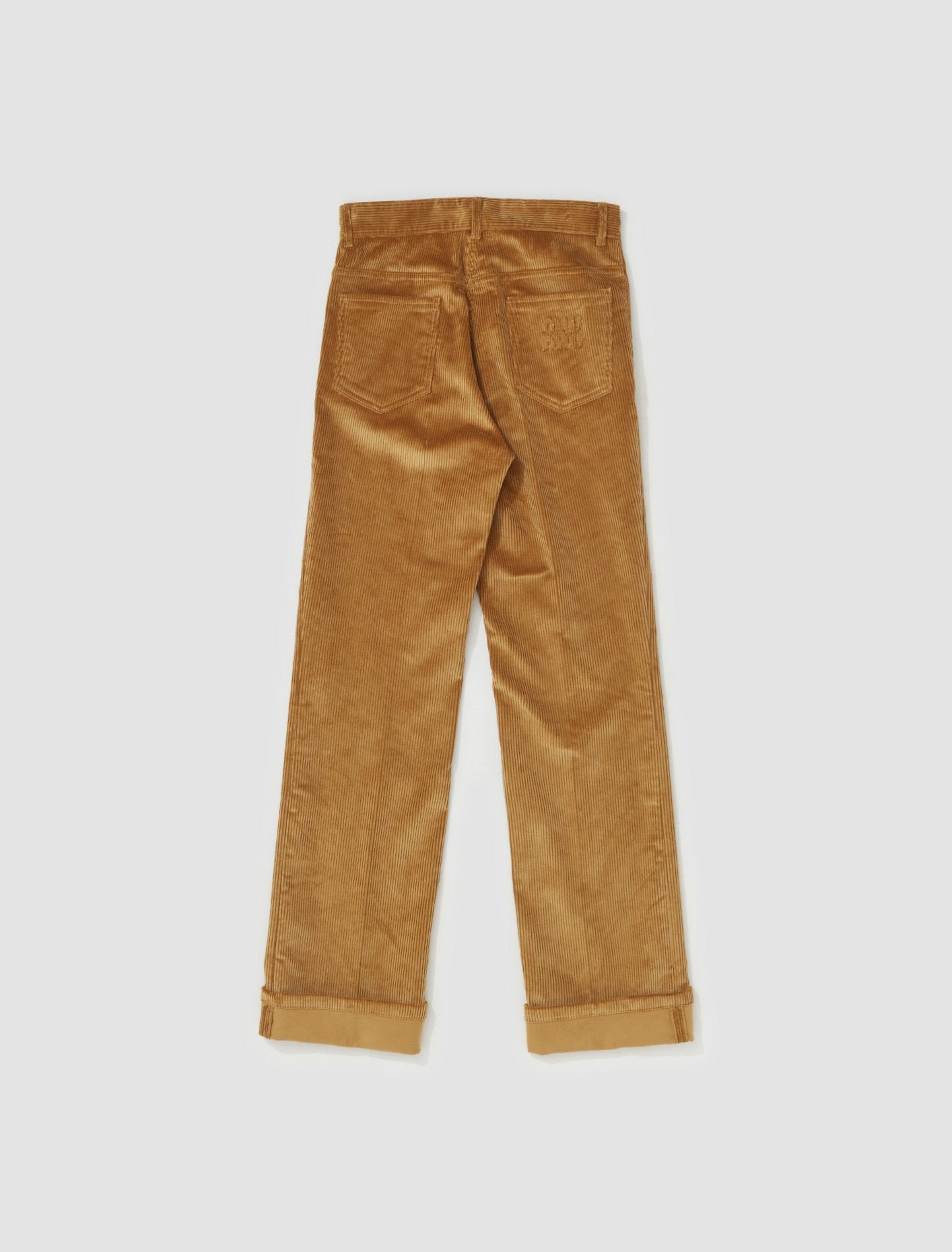 Corduroy Trousers in Ochre