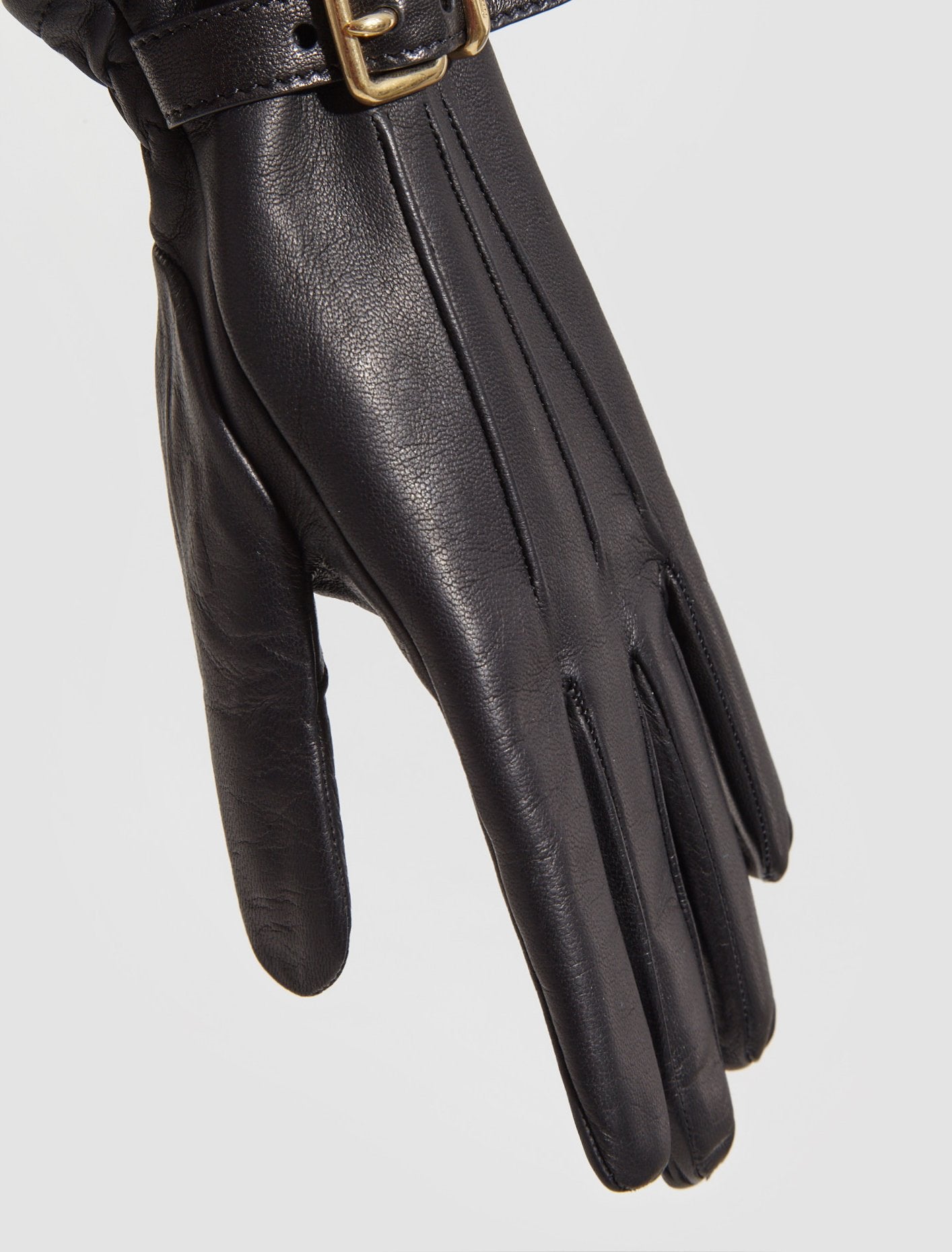 Nappa Leather Gloves in Black