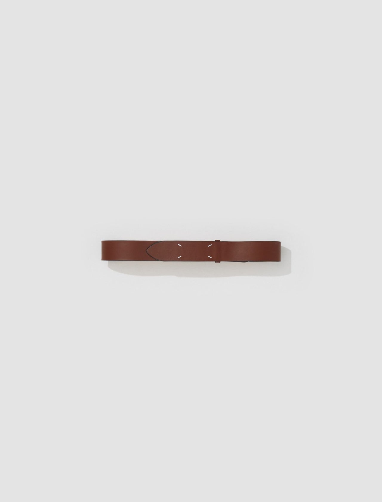 Signature Stitch Belt in Friar Brown