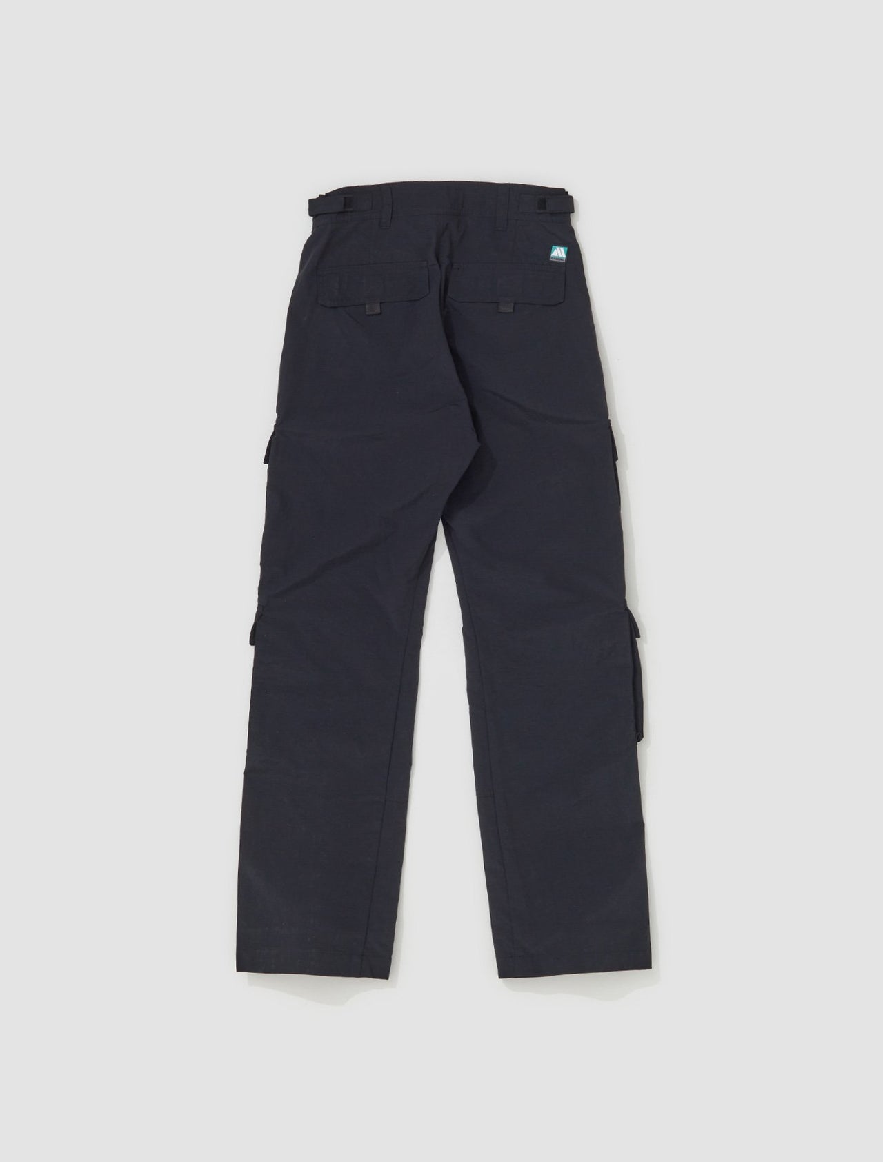 Twist Seam Cargo Trousers in Black