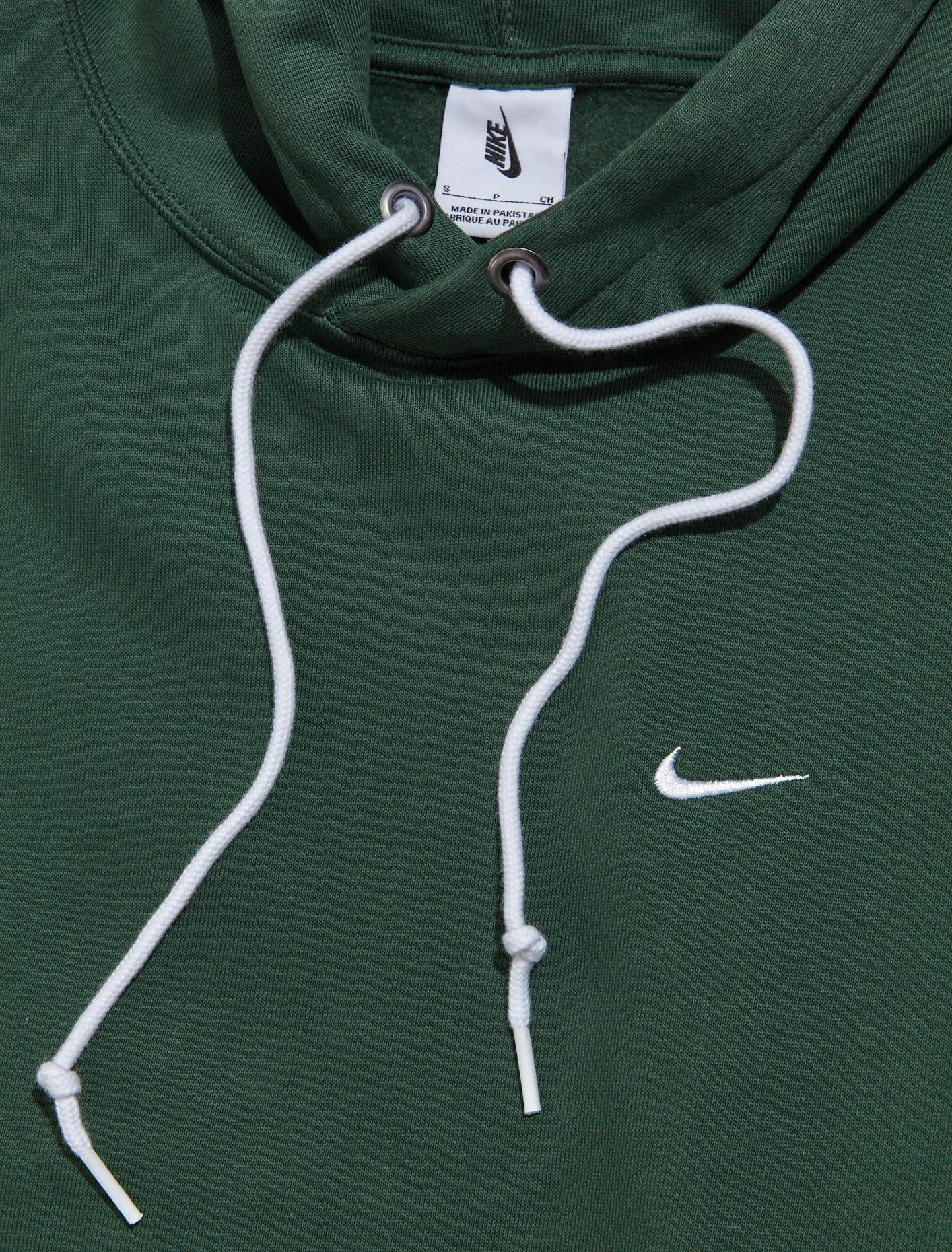 Solo Swoosh Fleece Hoodie in Green