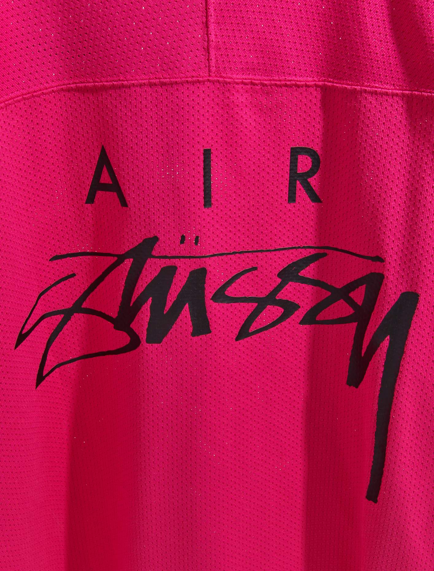 x Stüssy Long-Sleeve Top in Fireberry