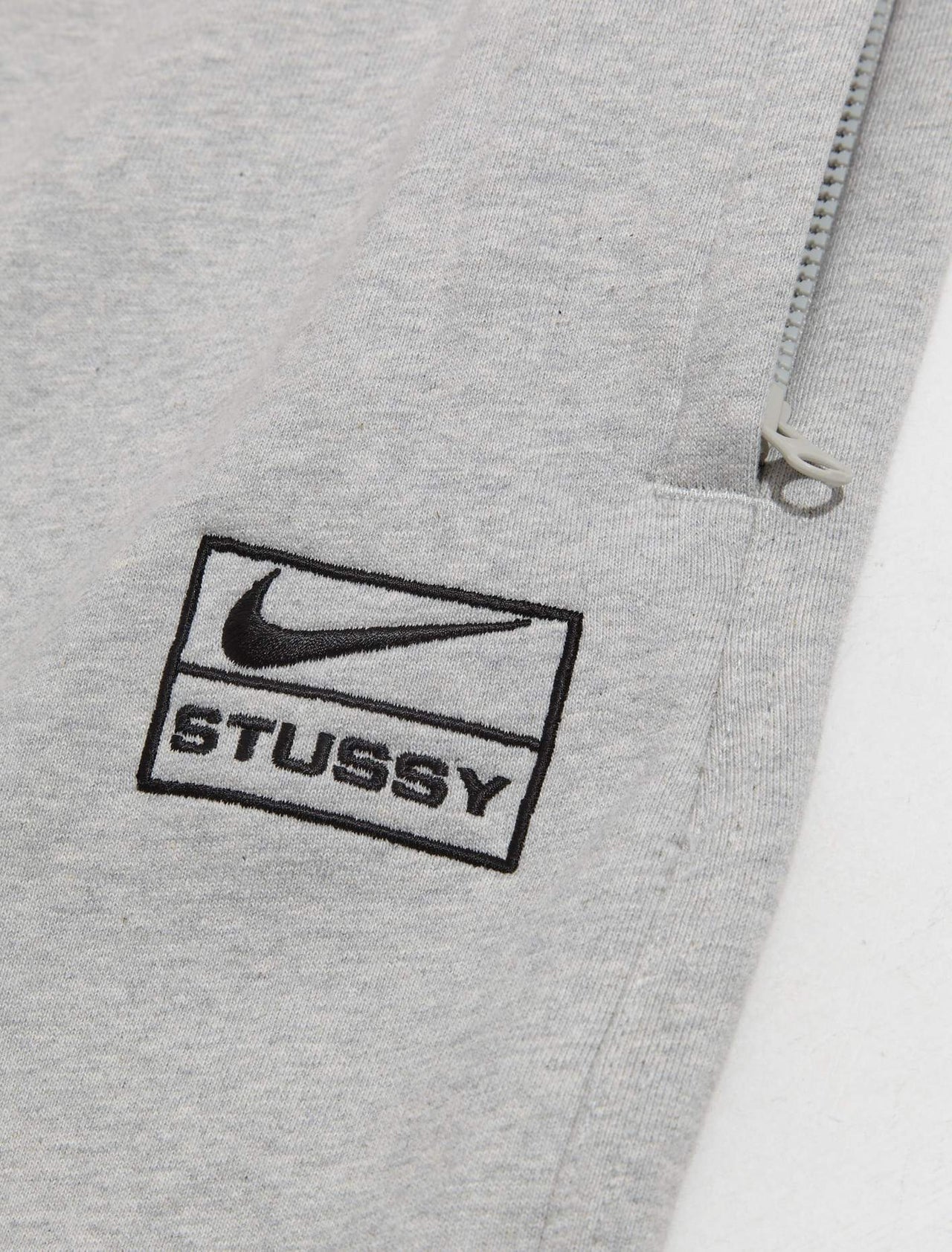 x Stüssy Fleece Pants in Grey Heather