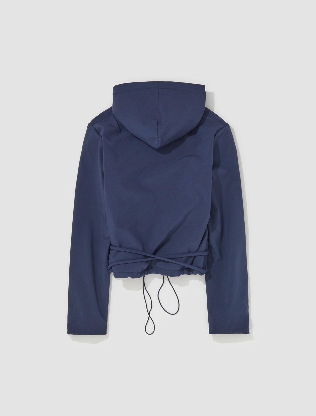 Softshell Drawstring Jacket in Navy