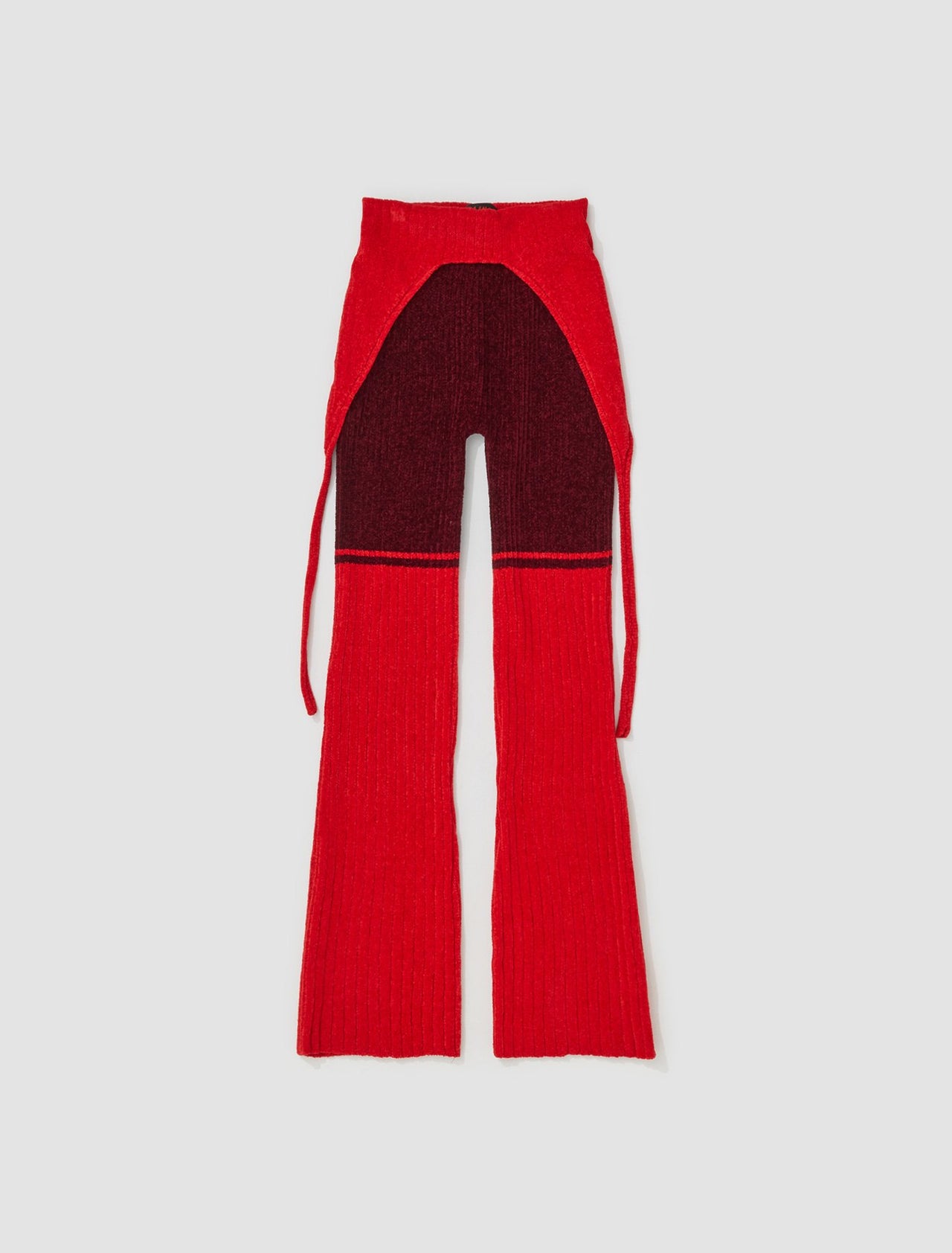 Knit Pants in Red