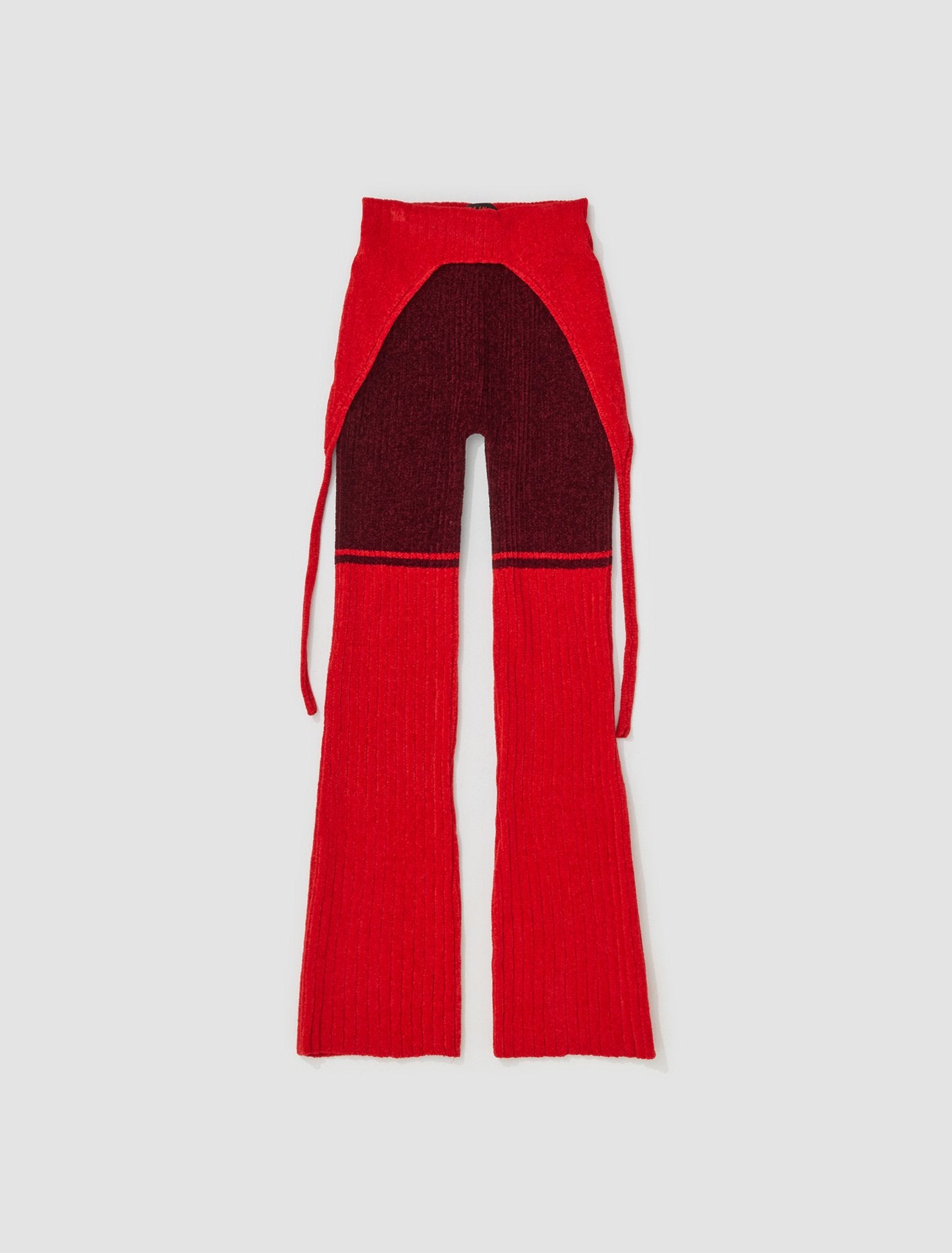 Knit Pants in Red