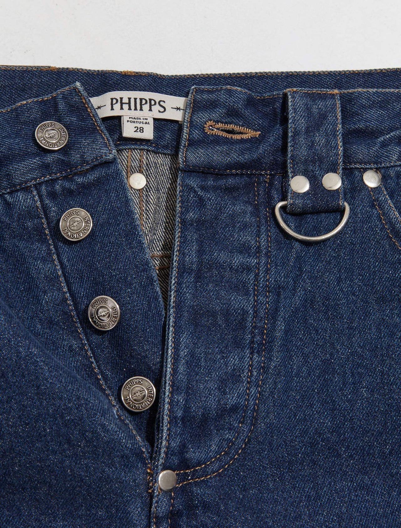 Stud Jeans in Mid-Vintage Wash