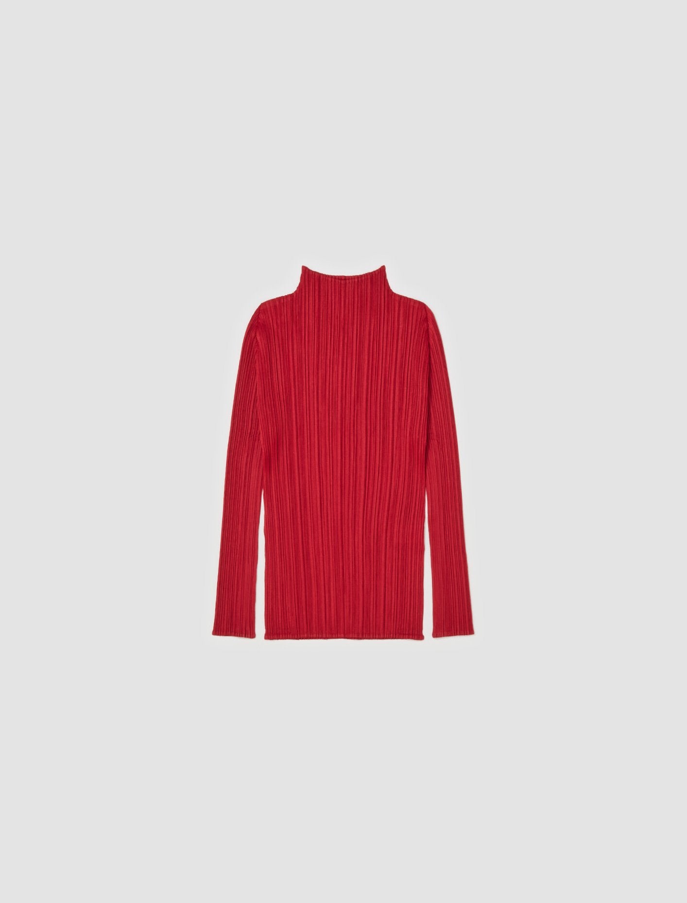 Pleated Shirt in Red