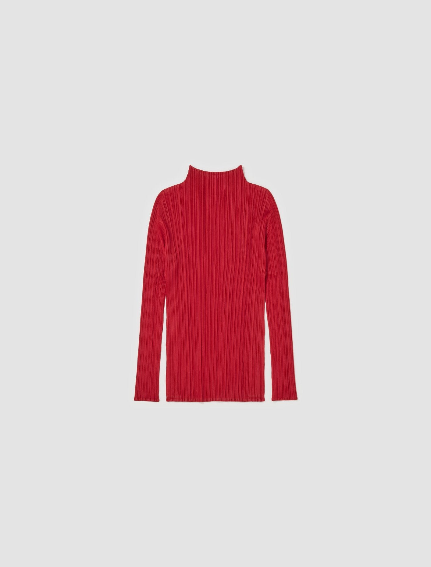 Pleated Shirt in Red