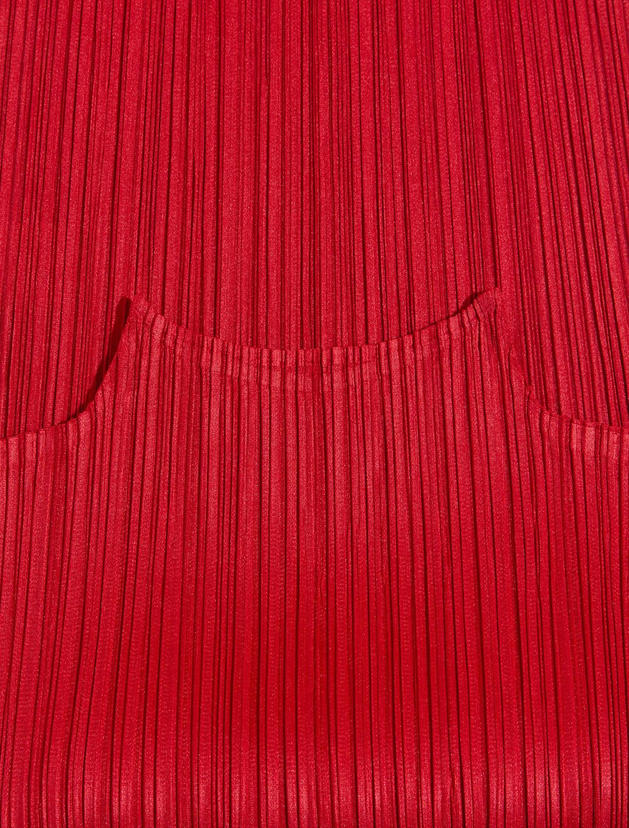 Pleated Shirt in Red