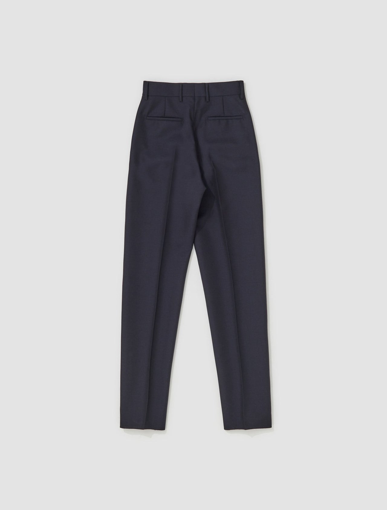 Mohair Wool Tailored Pants in Navy