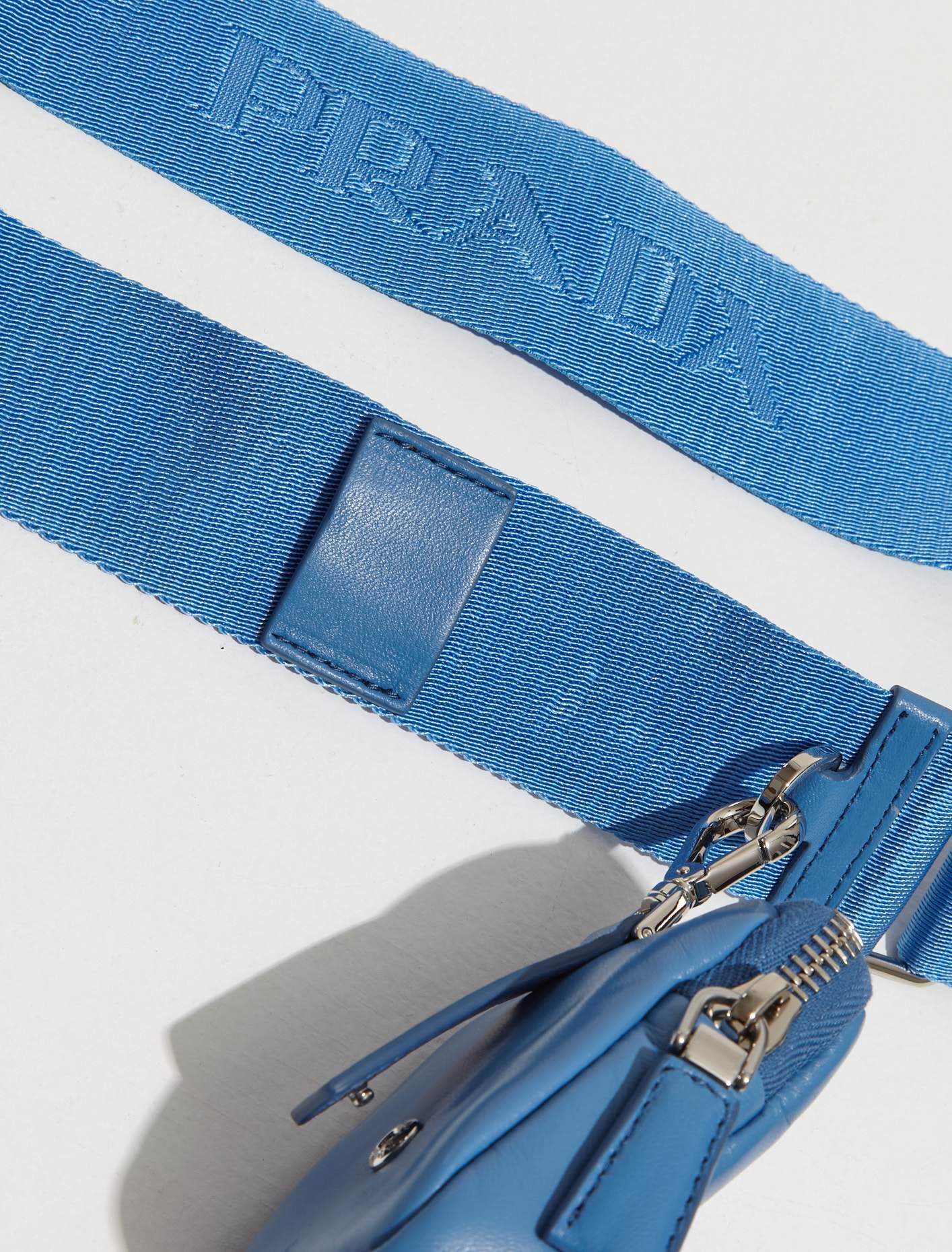 Padded Nappa-Leather Re-Edition 2005 Shoulder Bag in Light Blue