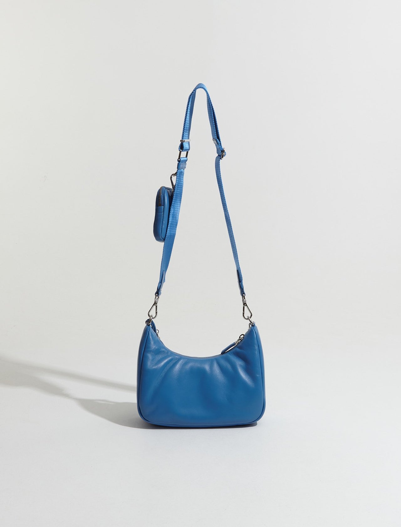 Padded Nappa-Leather Re-Edition 2005 Shoulder Bag in Light Blue