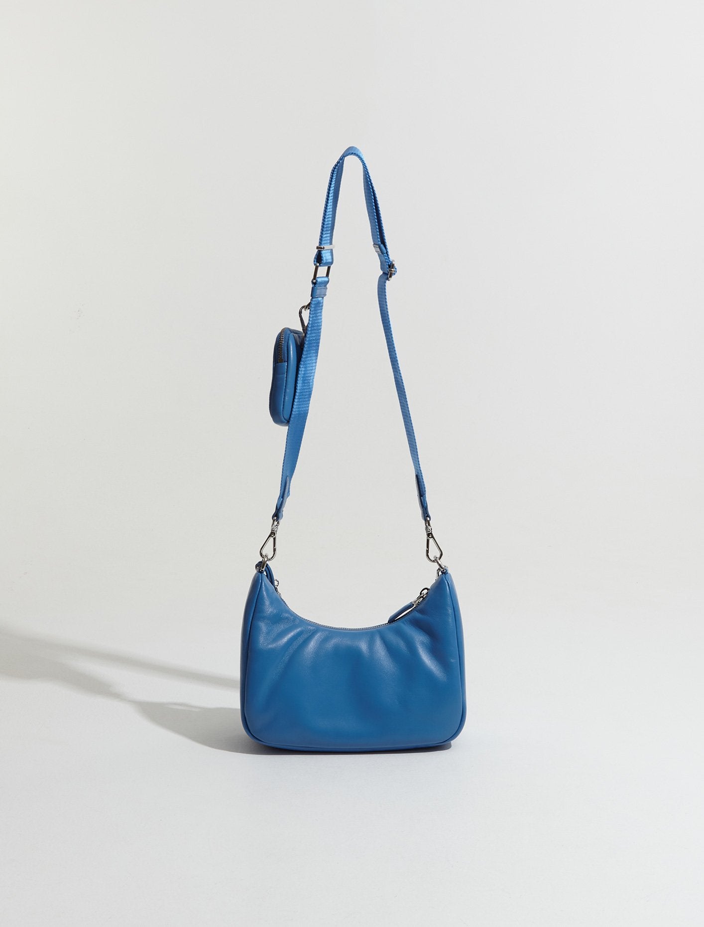 Padded Nappa-Leather Re-Edition 2005 Shoulder Bag in Light Blue