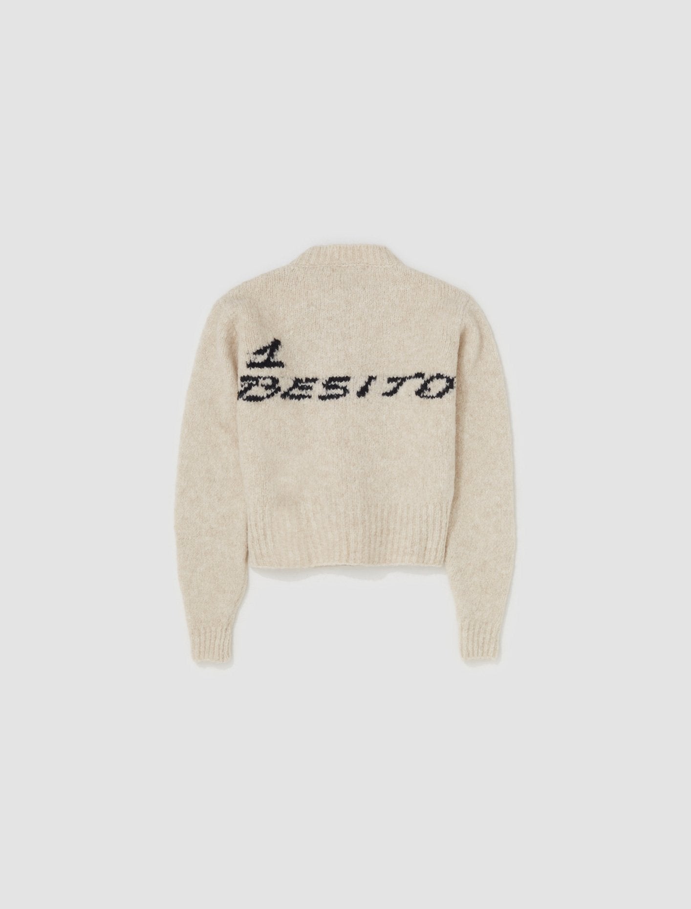 1Besito Zip Sweater in Ecru