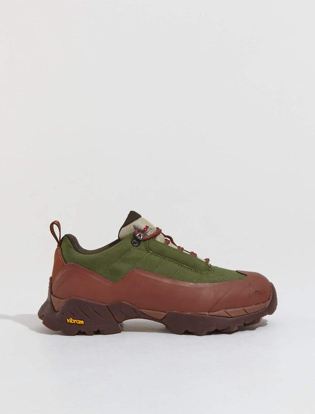 Katharina Low Sneaker in Olive Rust