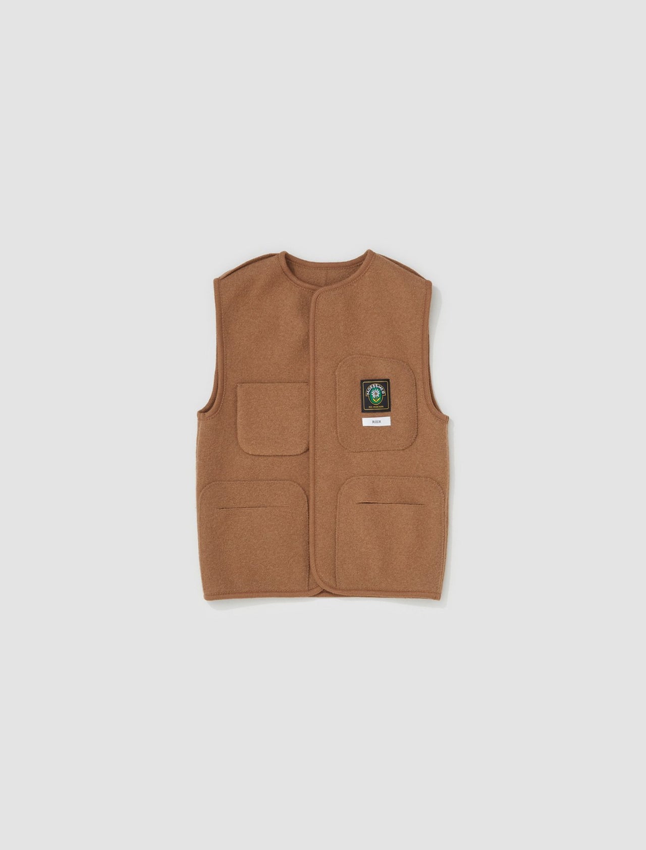 Walker Gilet in Camel