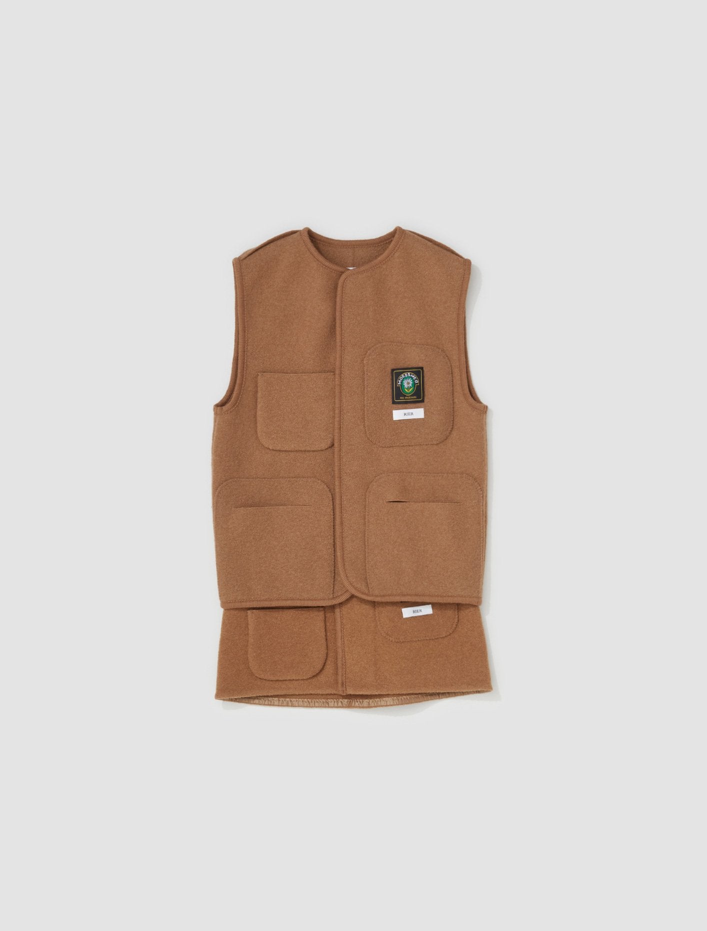 Walker Gilet in Camel