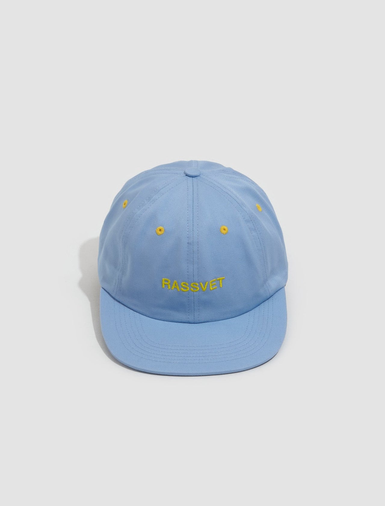 Woven 6-Panel Logo Cap in Blue