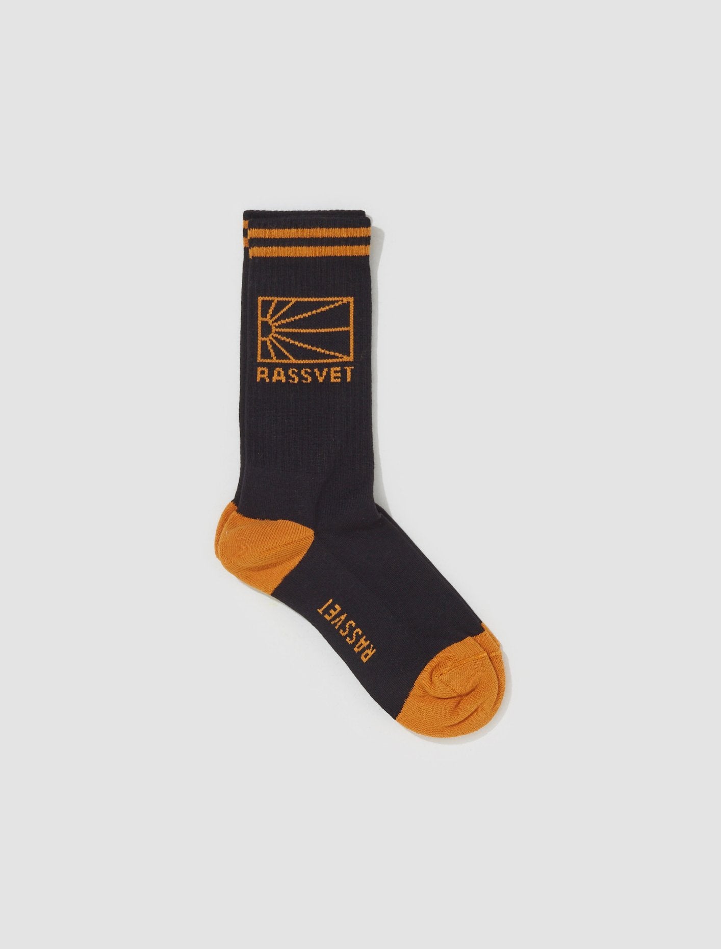 Knit Logo Socks in Black