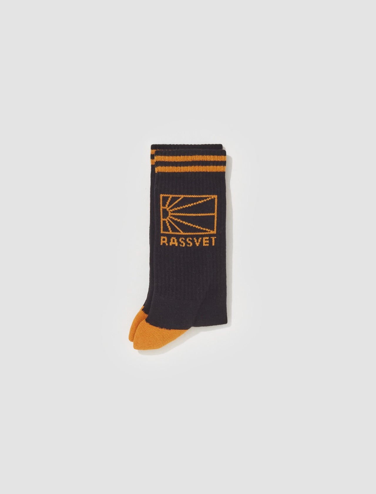 Knit Logo Socks in Black