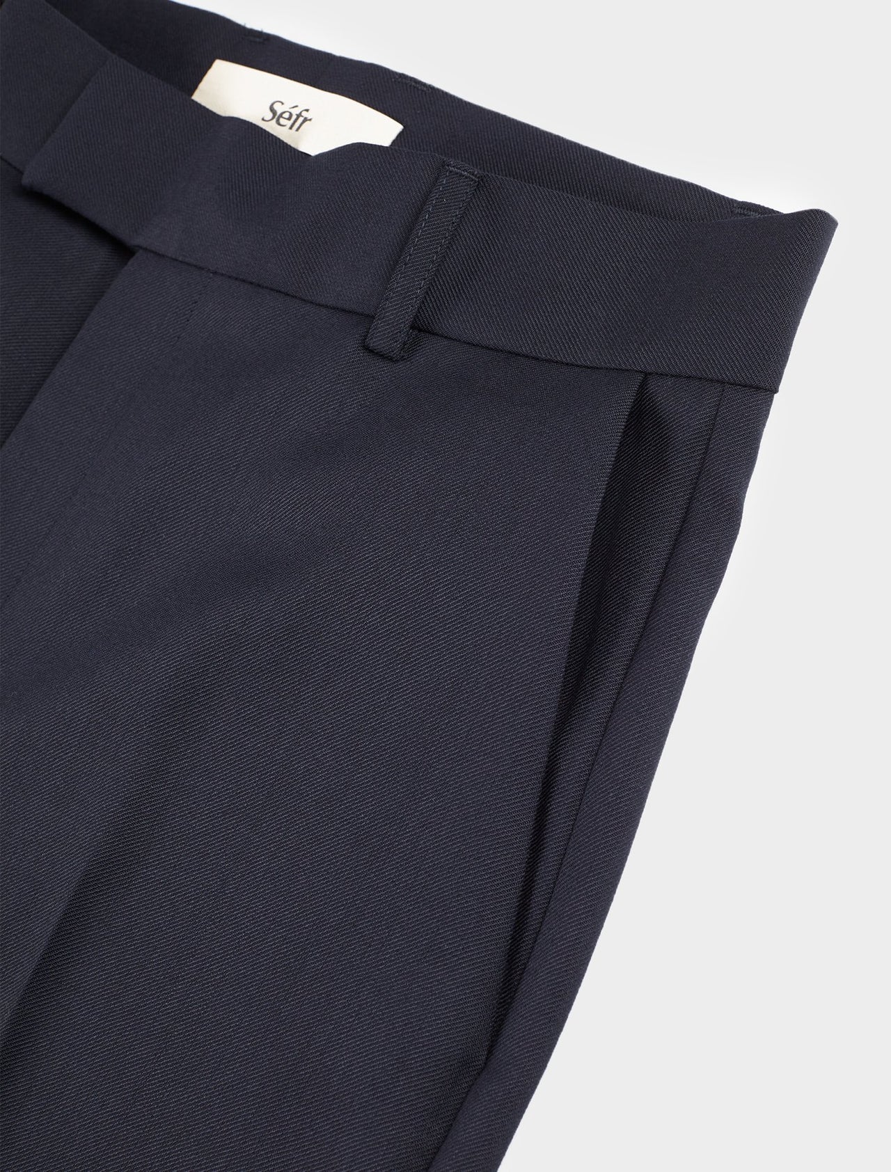 Mike Suit Trousers in Dark Navy