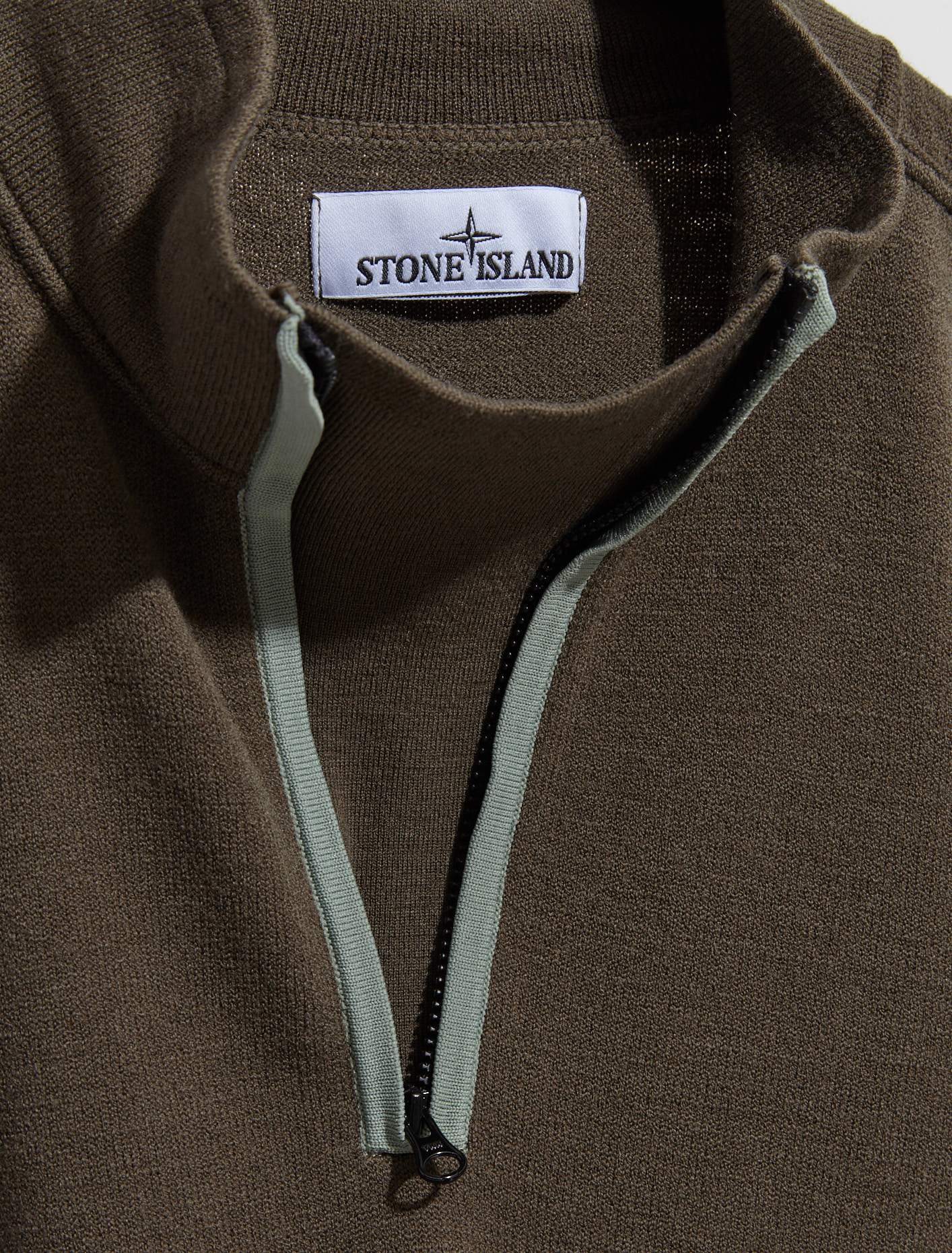 Half-Zip Sweater in Olive