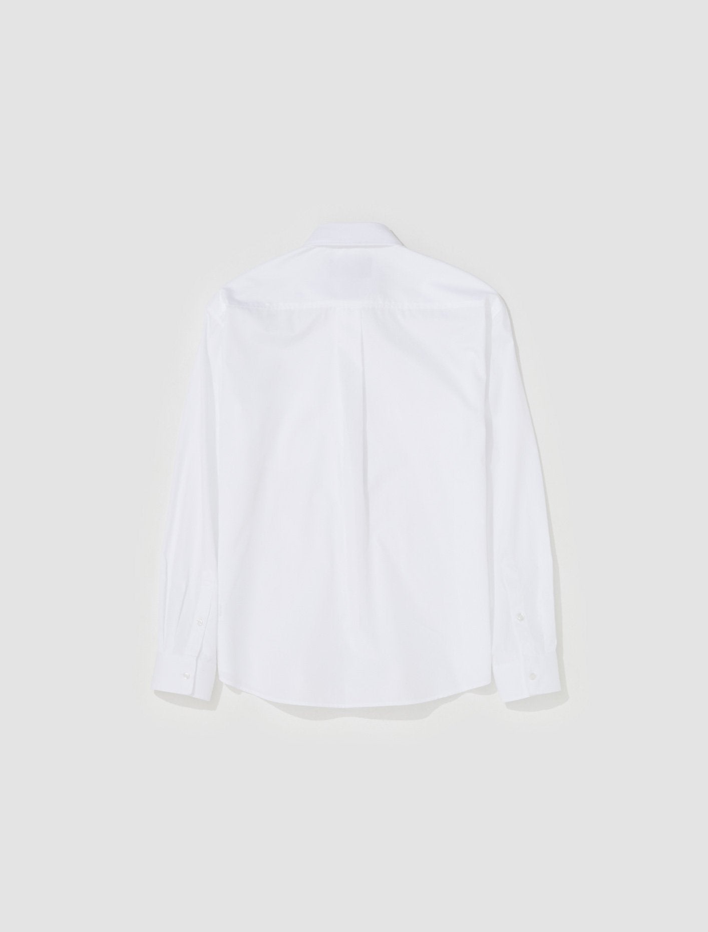 Pearl Collar Shirt in White