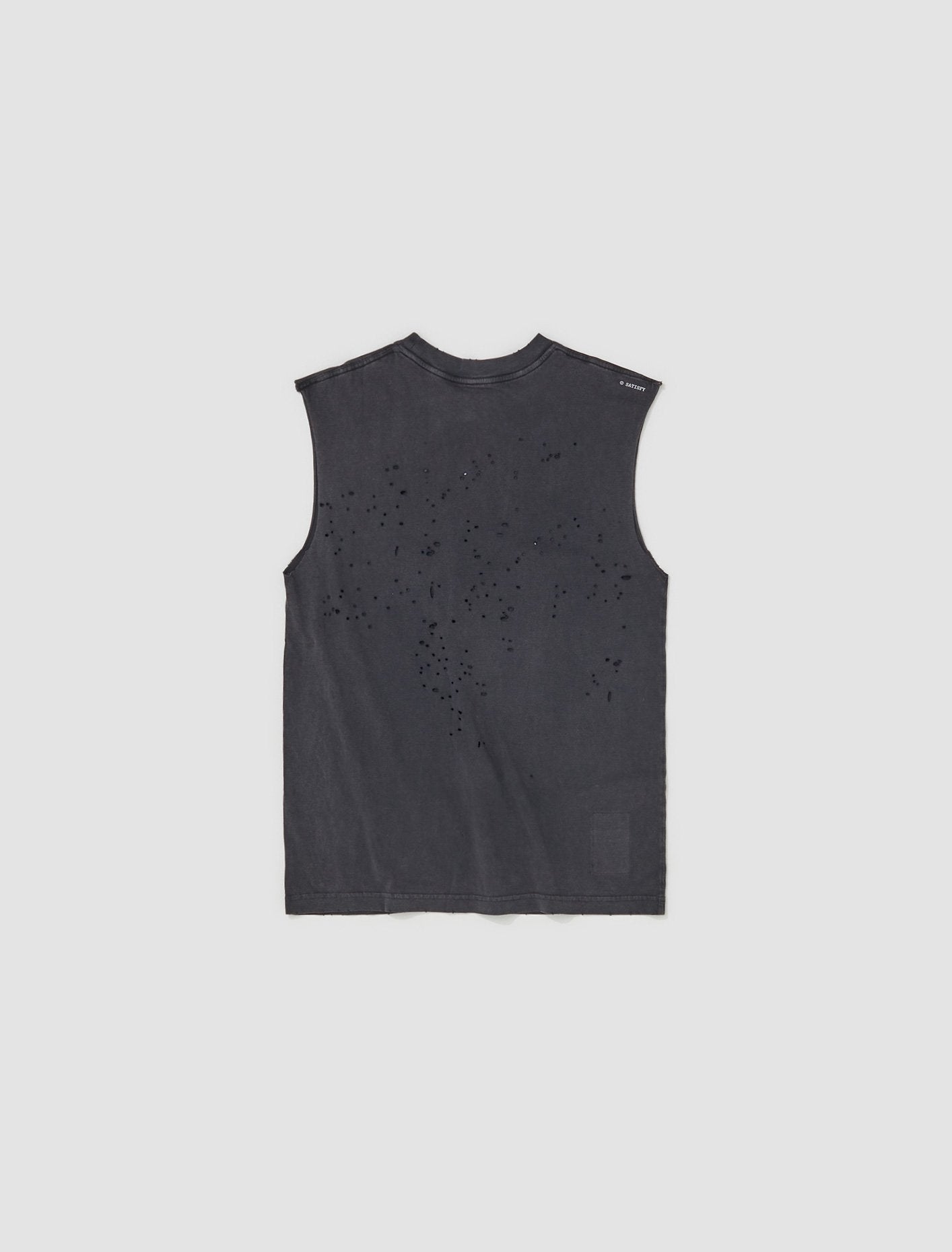 MothTech Muscle Tee in Aged Black