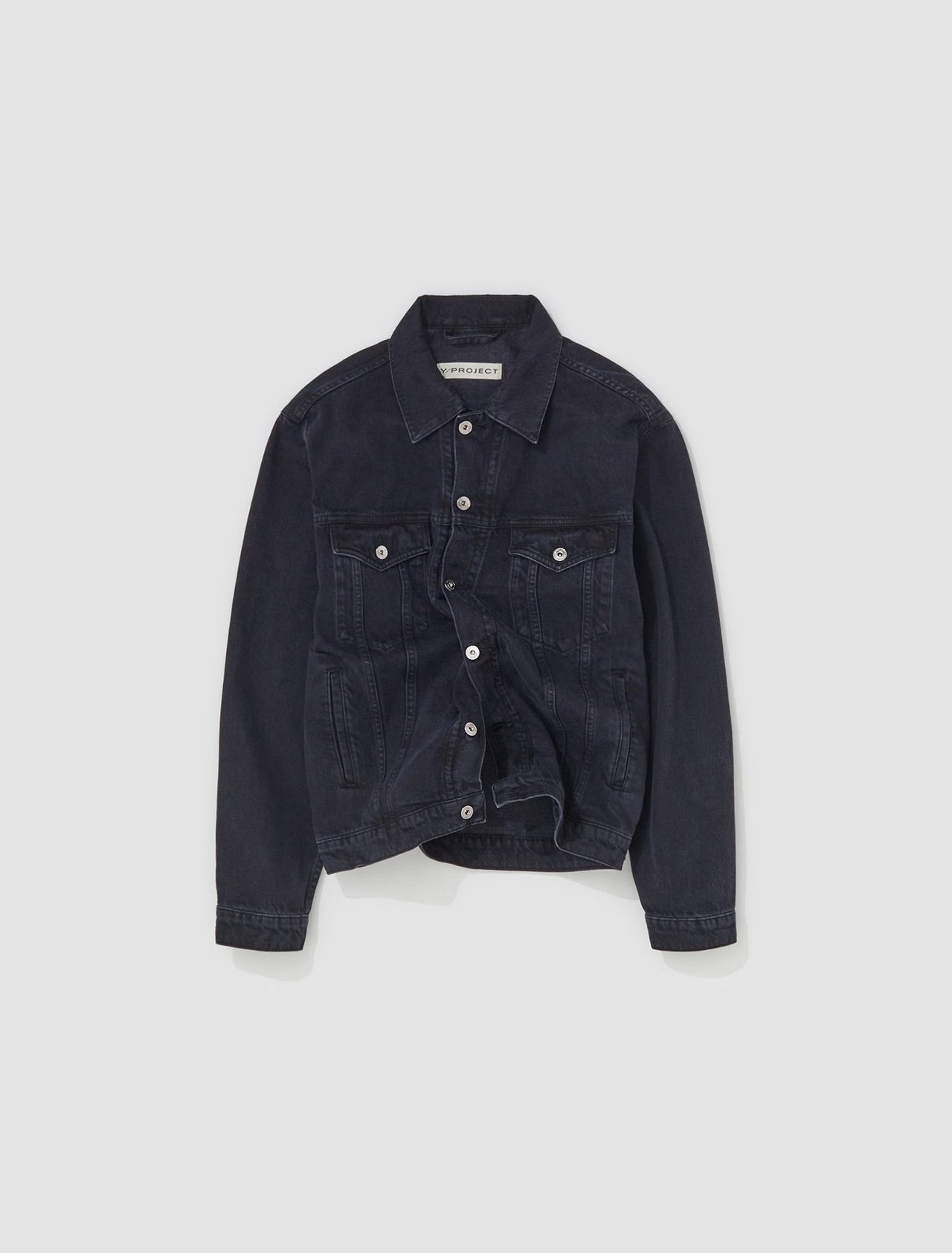 Evergreen Wire Denim Jacket in Black