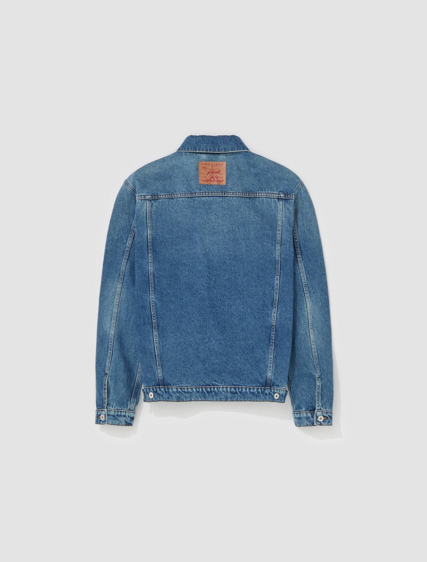 Evergreen Wire Denim Jacket in Vintage Blue