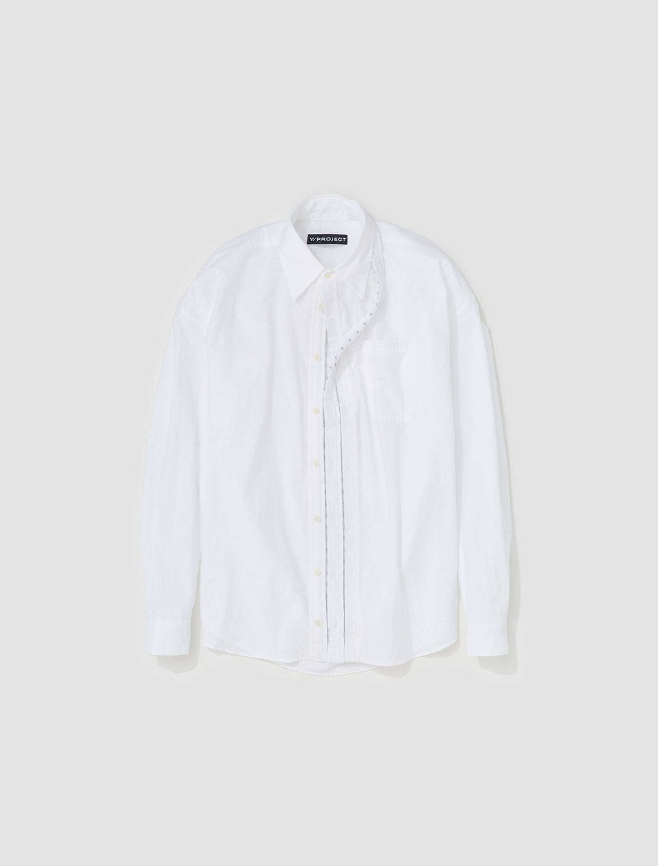 Hook and Eye Shirt in White