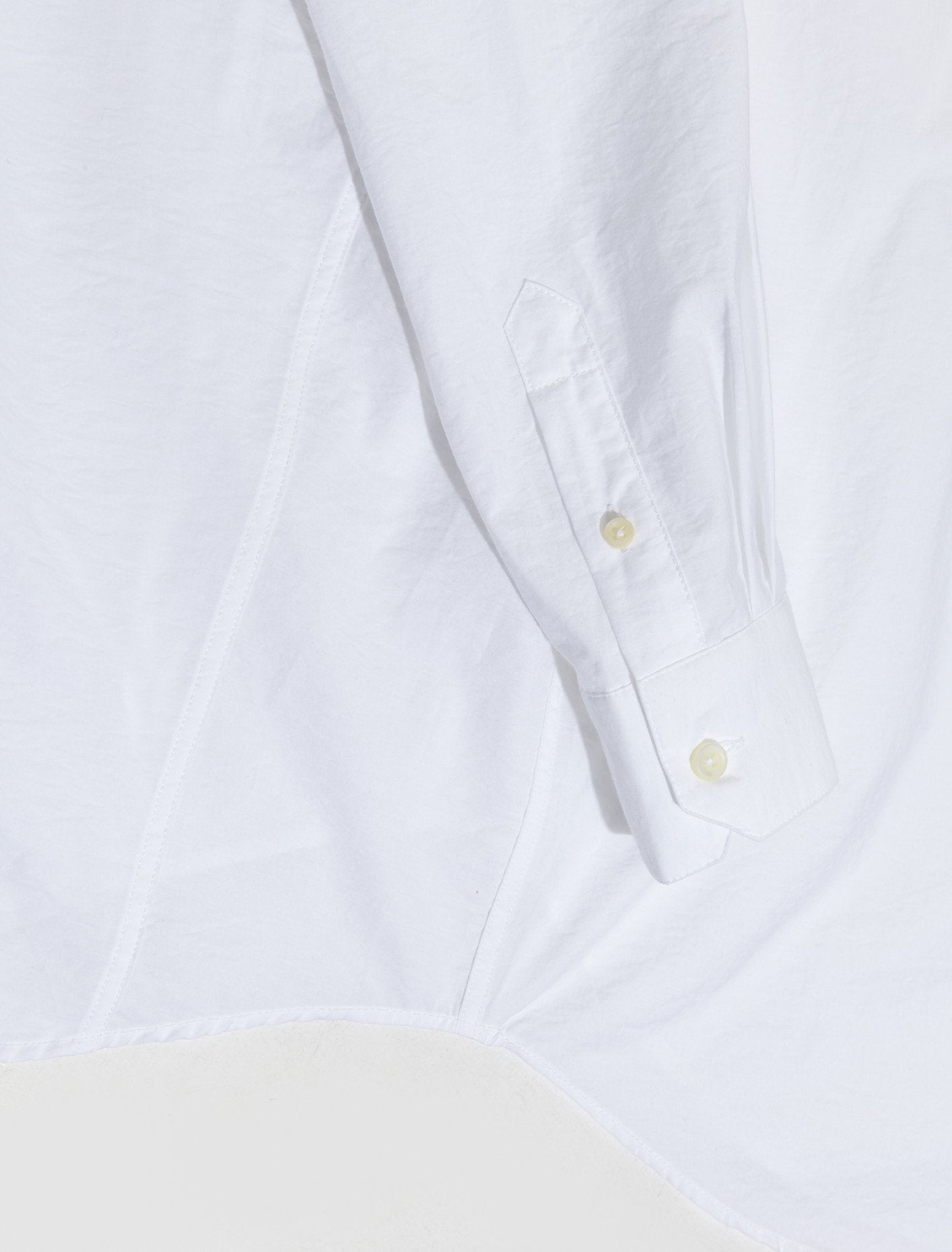 Hook and Eye Shirt in White